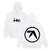 Drukqs Dual Logo Heavyweight Hoodie Aphex Twin High Street Sweatshirts Harajuku Long Sleeve Streetwear Fashion Unisex