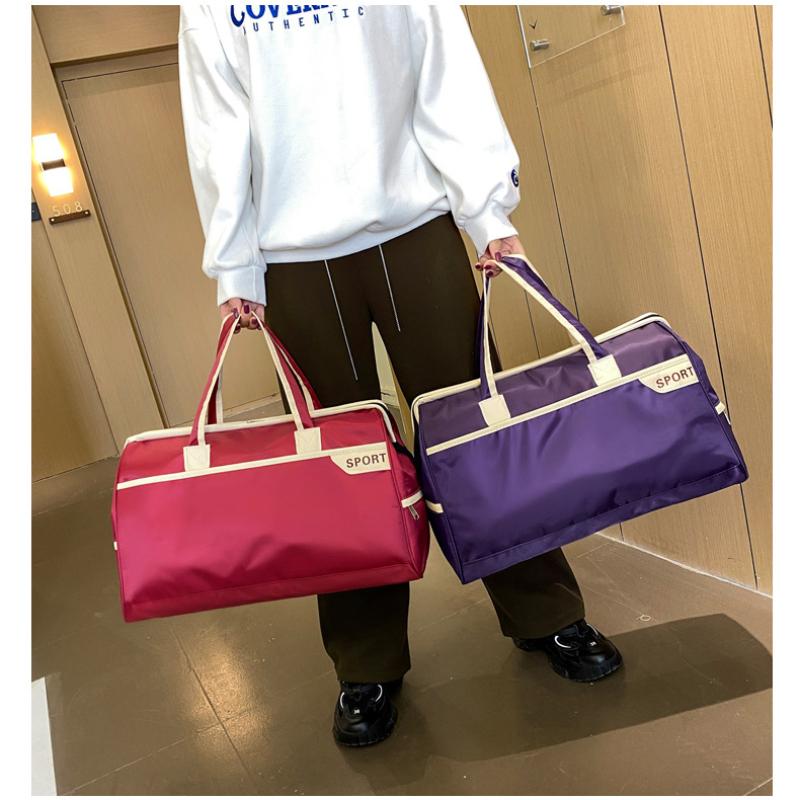 2025 Neue Einfache Mode Tourentasche Freizeit Kurzstrecken Reisegepäcktasche Oxford Wasserdicht Große Kapazität Sport Fitness Tasche Unisex Yoga Tasche