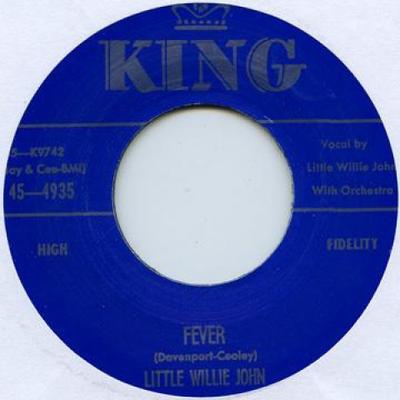 7-дюймова платівка LITTLE WILLIE JOHN - Fever / Uh Uh Baby KING4935,5083 King 2010 UK Blues