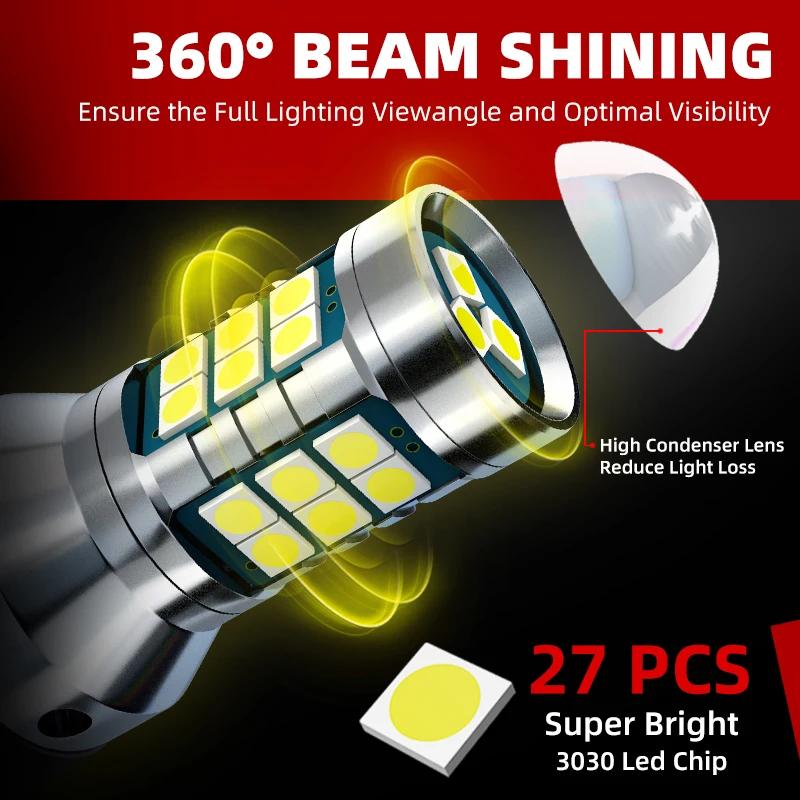 2pcs Car LED Daytime Running Light Lamps Blubs DRL Canbus Error Free For Honda CIVIC IX Saloon Sedan 2011-2016 HR-V RU 2015-2020