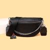 First Layer Cowhide Saddle Bag Soft Leather Bag Women's Bag New Trendy Fashion Shoulder Messenger Bag