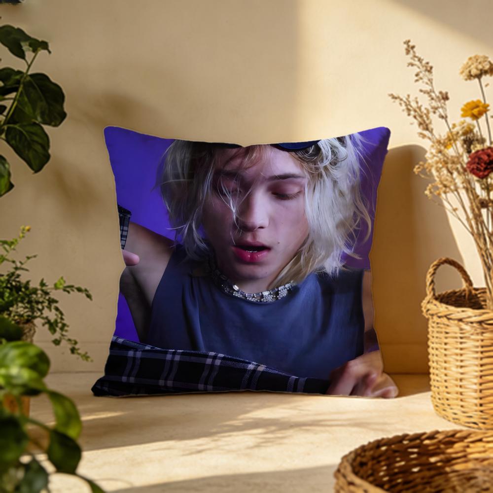 Fashion ANettspendew Cushion Cover Versatile DoubleSided Pillow Case Fit for Sofa Bed Car Daily Decor