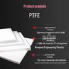 Jiemengzhe White Anti-static PTFE Sheet