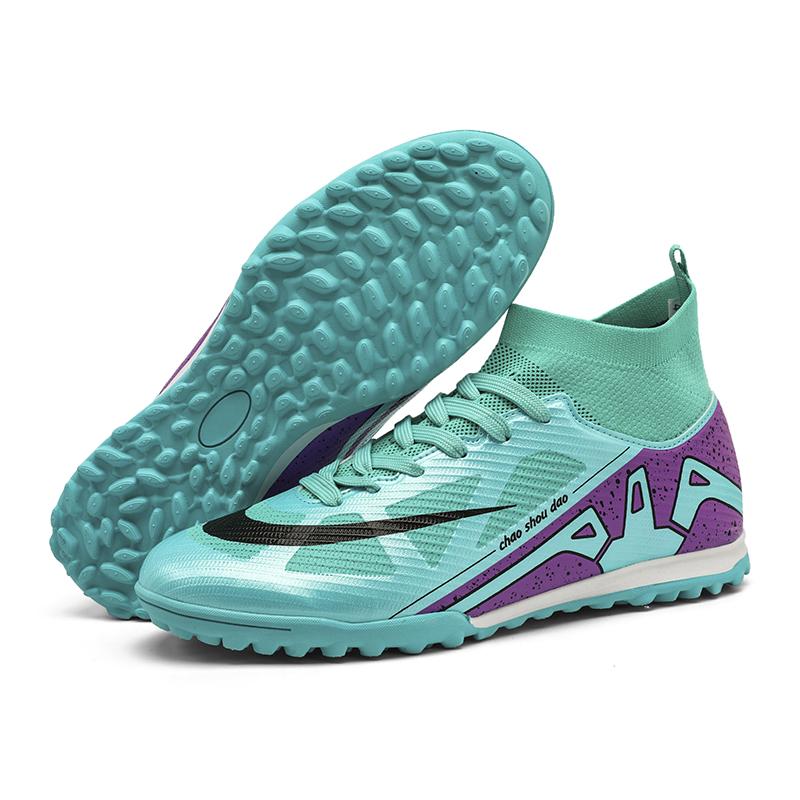 New Men Women Professional Football Boots Cleats Grass Training Match Sport Soccer Shoes FG/TF Ultra-light Non-slip Unisex