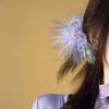Super Fairy Lavender Flower Hairpin Seaside Photo Atmosphere Hairpin Original National Style Design Handmade Headdress