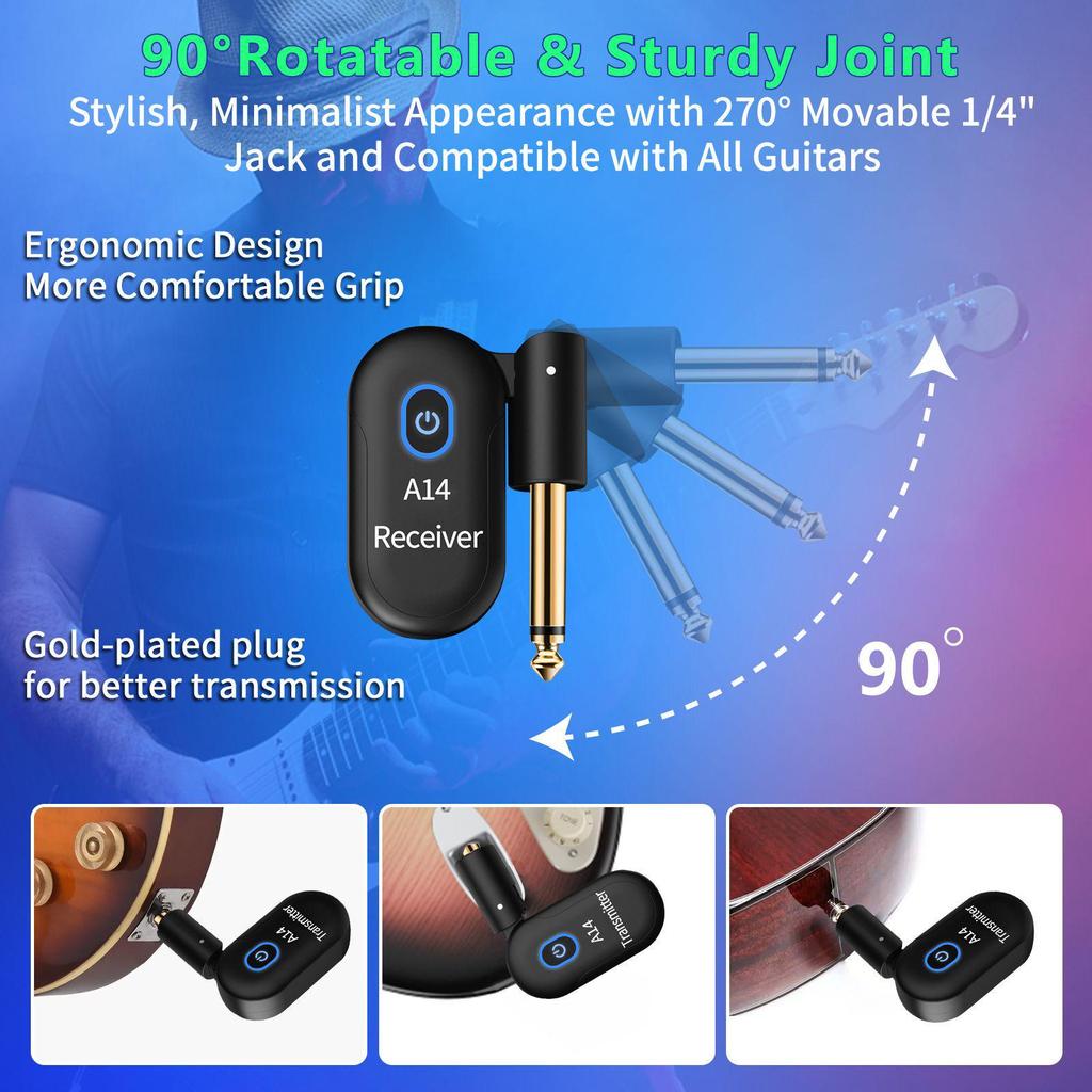 A14 Wireless Electric Guitar Audio Adapter
