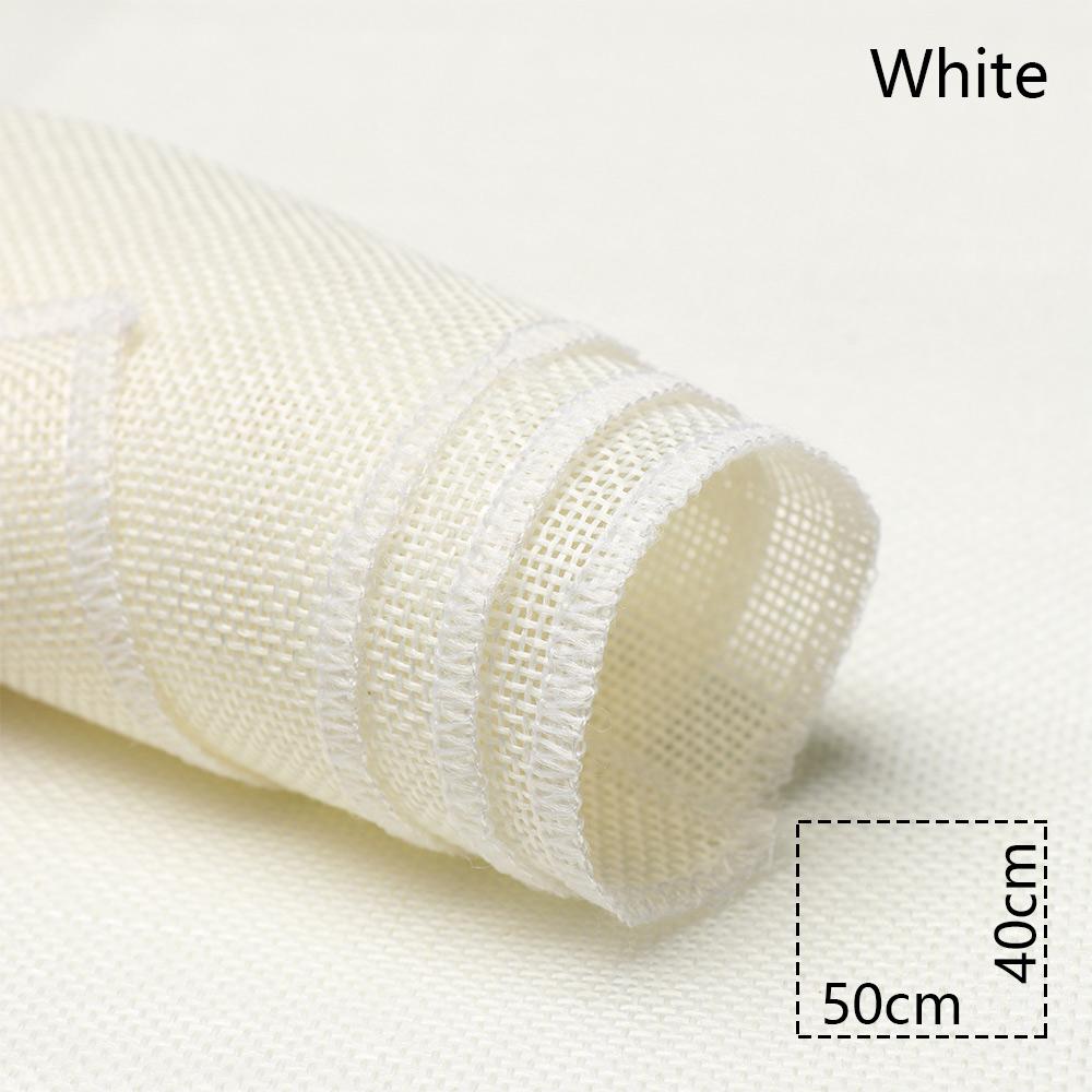 Solid Color Background Cloth Photography Limitation Linen Woven Fabric Vintage Background Props 45*50mm