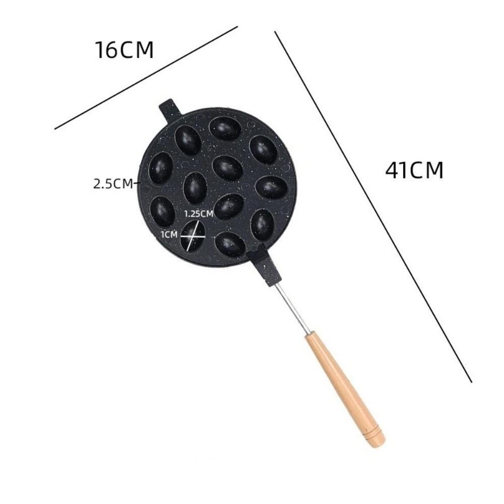 

12/16 Holes Walnut Cookie Mold Non Stick Wooden Handle Cookie Maker Mold Heat Resistant Easy Clean Pastry Maker Baking Tool
