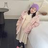 Neue Winter-Daunenjacke für Kinder, koreanisches Blumenmädchen, niedlicher westlicher Stil, kältebeständige warme Jacke für Babys