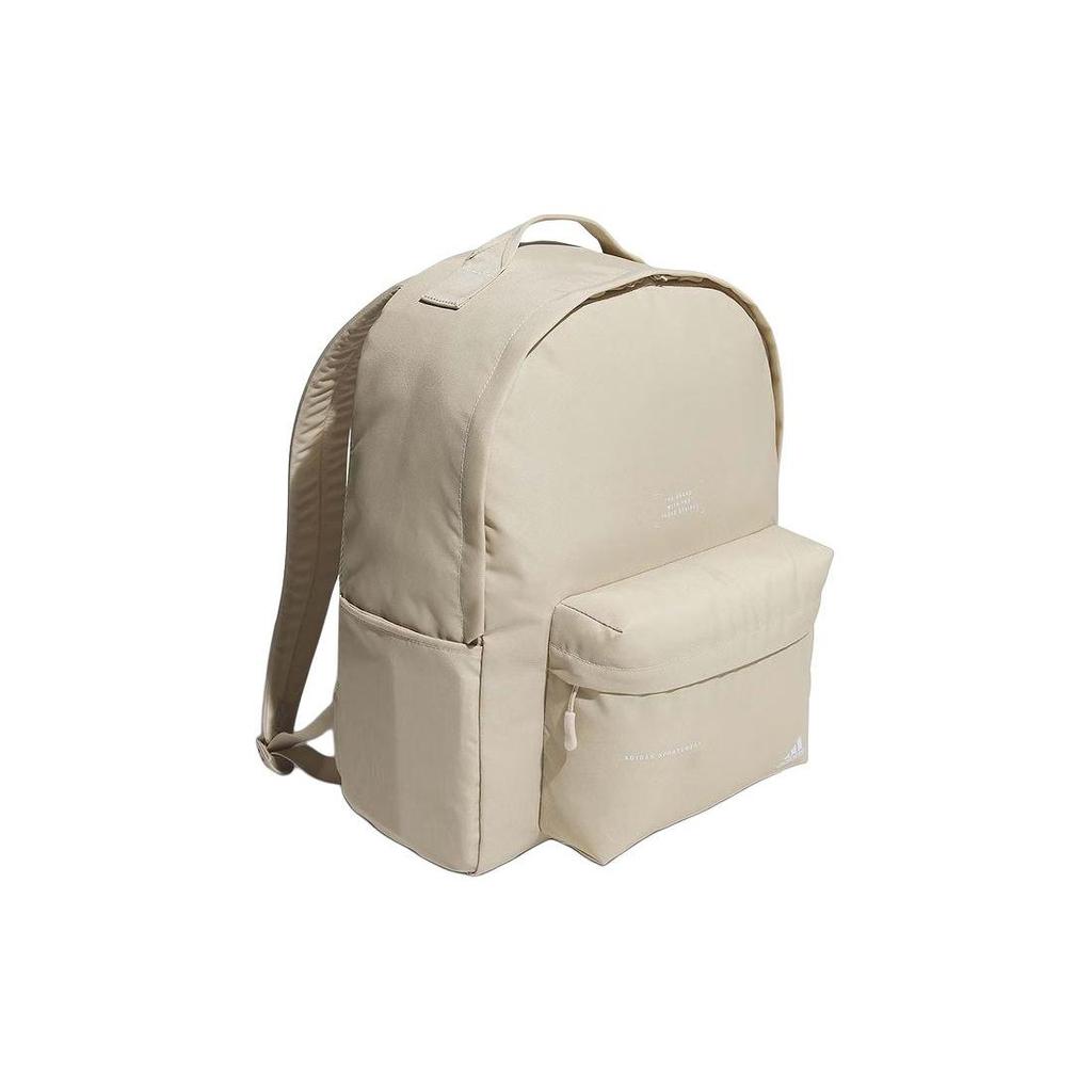 Adidas Fashion Casual Zipper Backpack Unisex Backpack Khaki IM5215