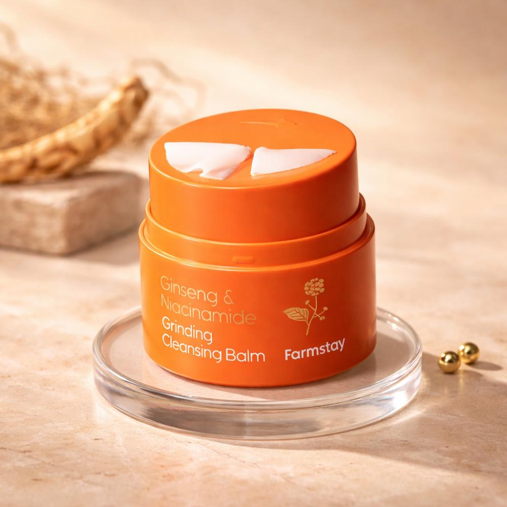 [Farmstay] Ginseng and Niacinamide Grinding Cleansing Balm 50ml (3EA Bundle) 3EA Bundle