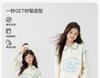 Left West Children's Clothing Girls' Polo Collar Hoodie 2026 Girls' Sweet College Style Children's Milk Cotton Pullover