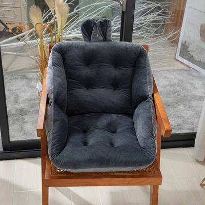 Sedentary Cushion for Office And Home Thickened Ultra Soft Bunny Ear Decor with Back Support Stress-Reducing Non-Slip Rocking Chair Cushion Car