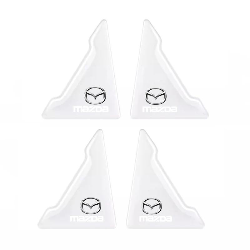 Set of 4 Silicone Door Protectors for Cars, compatible with Mazda 2, 6, 3, CX-5, CX-80, CX-70, CX-90, MX-30, CX-60, CX-50, CX-30 N67