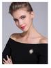 Shining Sunflower Brooch - High-End Fashion Diamond Accent Pin for Sweaters, Cardigans, and Suits