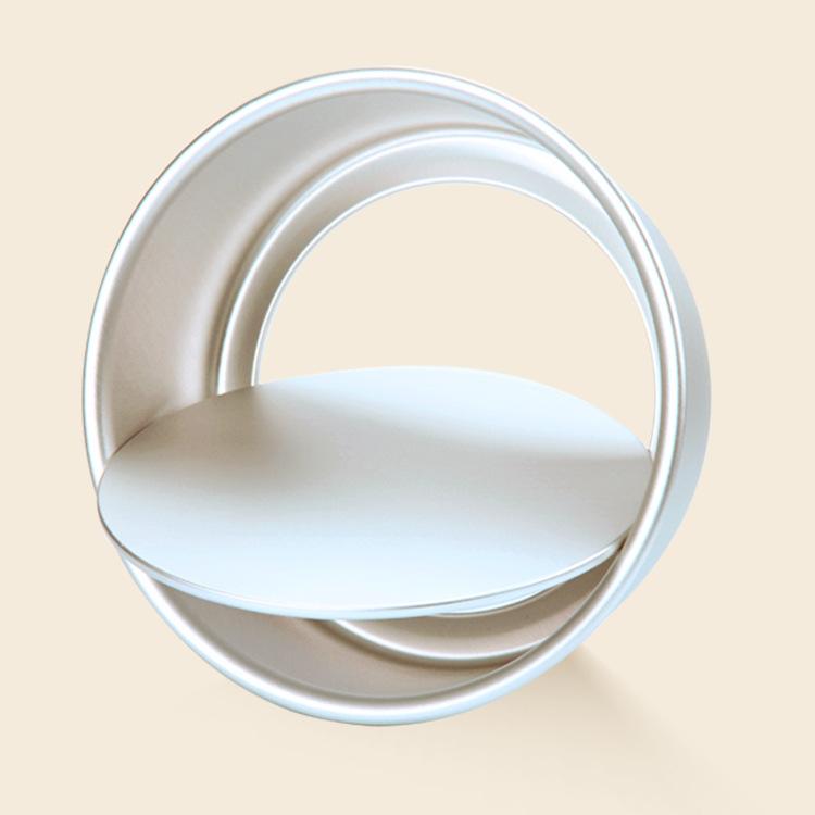 Kitchen Round Cake Mold Set Aluminum Alloy Cake Pan Set Non Stick Baking Pans 4/6/8 Inch Cakes Mould Removable Bottom Cocina