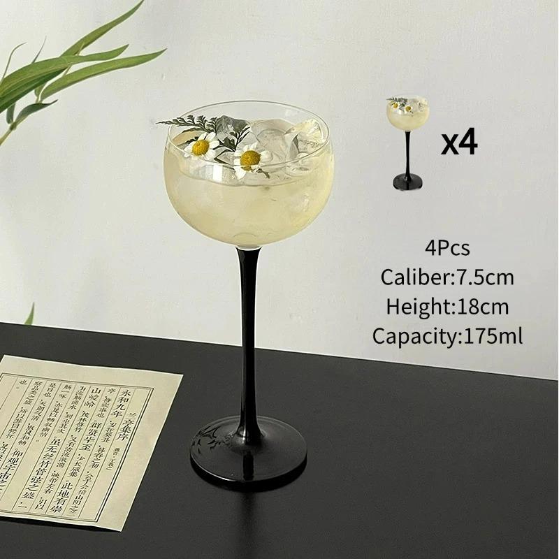 Japanischer Stil Handgefertigte Cocktailgläser Tassen Atmosphäre Weinglas Tasse Glas Pokal Turmgläser Weingläser Bar Küchenwerkzeug