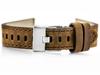 Leather Watch Strap W25 - Brown - 22Mm
