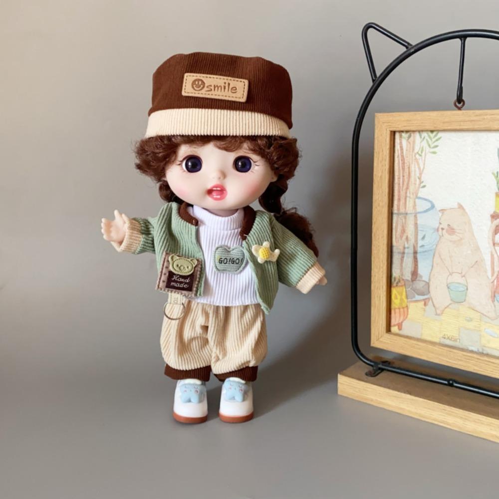 DIY 1/6 BJD Skirt Handmade Doll'S Overall Fashion 30cm Doll Clothes  Kids Gift