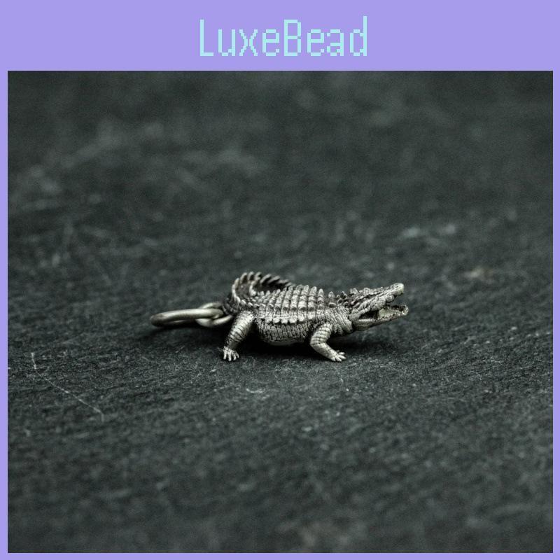 Crocodile Retro Style Animal Jewelry Pendant Alloy Chain Men Decoration Women