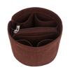Make Up Bag Women Simple Solid Color Ladies Bucket Felt Convenient Portable Leisure High-capacity Handbag Storage Cosmetic Bags