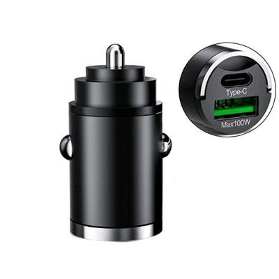 100W USB Charger Type C Fast Charging Socket Car Interior Charger Accessories