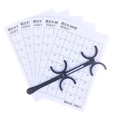Optical Flipper Optometry Plastic Flip Trial Lens Vision Card Instrument For Near Vision Amblyopia Treatment Tool