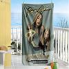 Dua Lipa Customized Name Beach Towel Quick-Dry Soft Microfiber Perfect for Traveling Yoga Camping and Swimming
