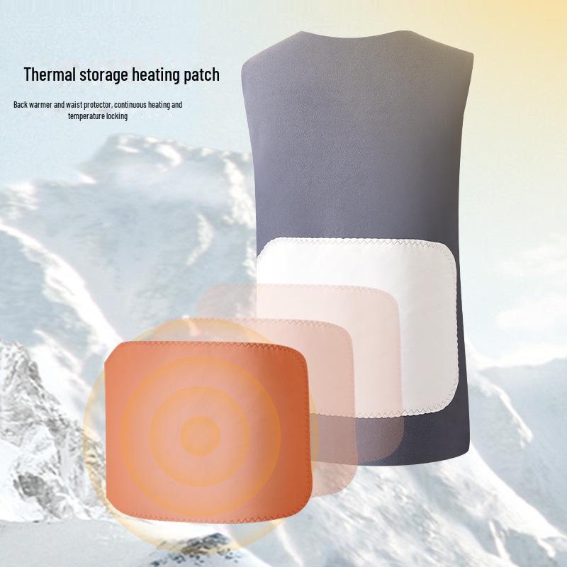 Men's Winter Velvet Thermal Vest - Thickened Base Layer with Warm Belly Patch