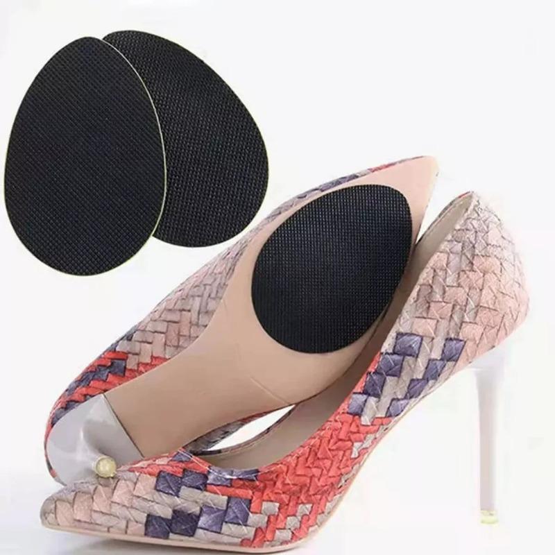 1Pair Protective Sole Anti-skid Sticker High Heels Sole Forefoot Sticker Anti-wear Skid Sticker No Cutting Sole Silent Sticker