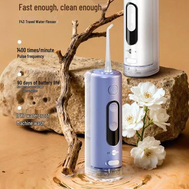Prooral F43 Portable Retractable Water Flosser