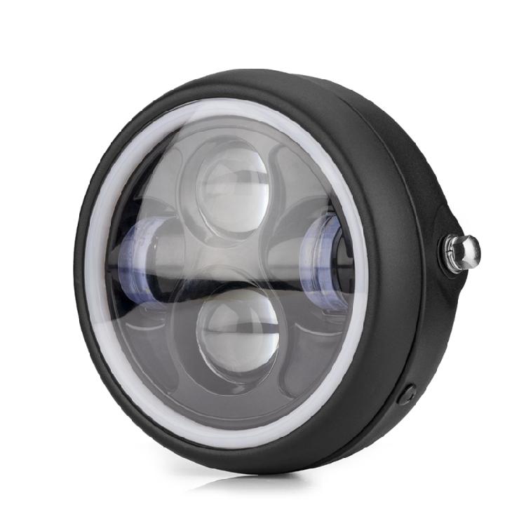 6,5" Motorrad LED Runder Scheinwerfer Fern-/Abblendlicht Zusatzscheinwerfer Lampe