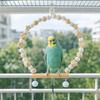 Wooden Parrots Perches Toys Sturdy Exercise Playstand Chew Toys Bird Cage Swing  Bird Training