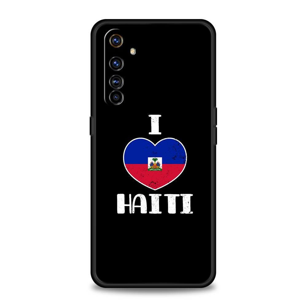 Phone Case For Realme 12 11 10 9 8 5G 7 6 GT5 GT3 GT2 Pro Plus C21 C11 C25 C35 For GT Neo 2 3 3T 5 Cover shipping Haiti Flag