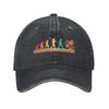 Washed Baseball Cap Funny Evolution Hugging Monkey Punch Summer Trucker Hat For Unisex Unisex Street Style Hippie Sun Baseball Cap