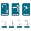 1181° Rotary Kitchen Faucet Spray Head Filter Washbasin Splash Proof Adapter Multifunctional Kitchen Sink Faucet Aerator