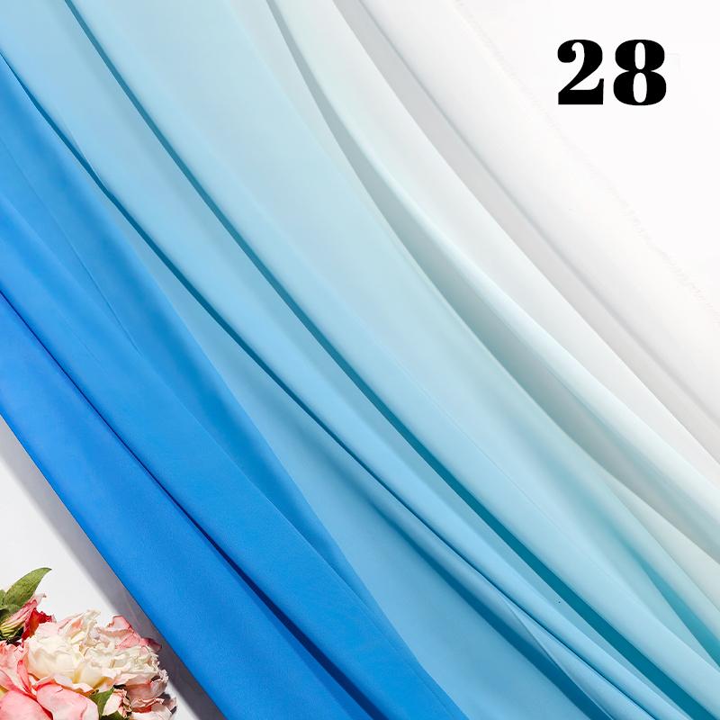 100x150cm Gradient Rainbow Fabric Ancient Style Sewing Hanfu Dress Stage DIY Costume Hanfu Silky Dress Stage Garment