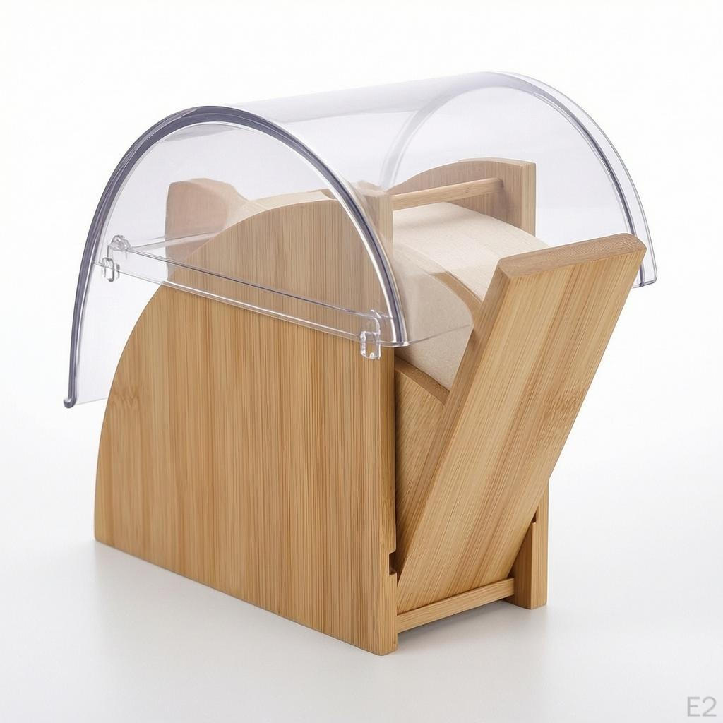 Dřevěné pouzdro na kávový filtr, Vějířovité, Držák, Stolní úložný prostor, Malý držák na dripper