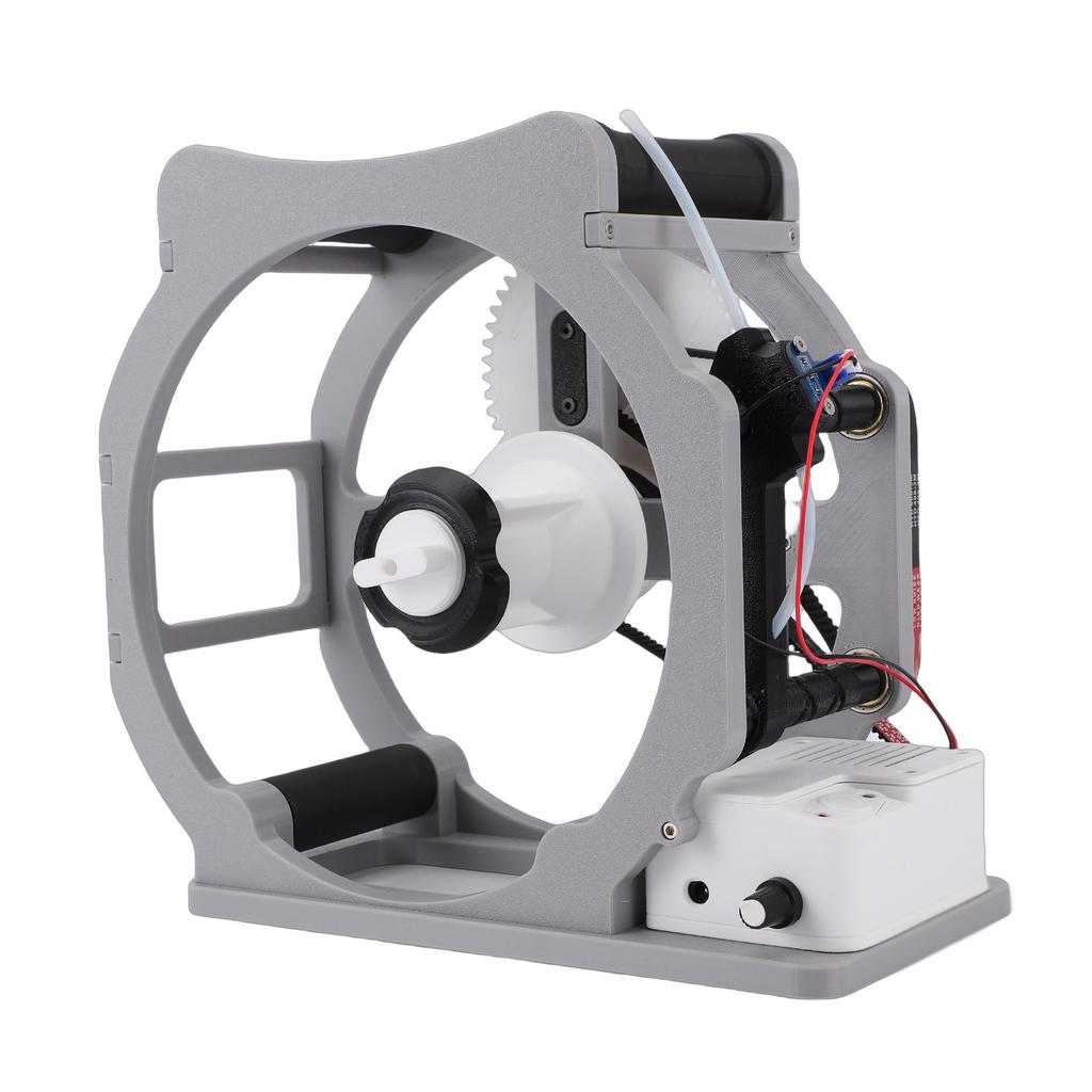 3D Filament Spool Winder Electric Spool Respooler with Auto Stop Speed for 1kg PLA PETG ABS TPU Nylon White