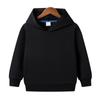 New Spring and Autumn Children's Hooded Pure Cotton Solid Color Sweat
