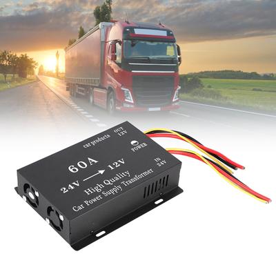 High Power Bus Voltage Reducer 24V To 12V with Memory Step Down Converter 60A Power Supply Adapter Automatic Protections