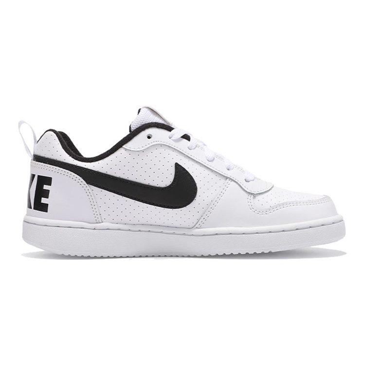Nike Court Borough Low 'Summit White Black' GS 839985-101