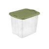 95 Quart EZ Carry Clear Storage Bin Full Grip Handles Ideal Clothing Bedding Organizing Home Office Stacking BPA-Free
