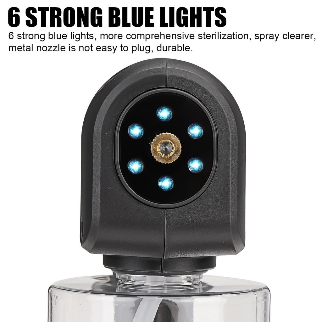 25W 500ML Portable Cordless USB Nano Sterilizer Guns Sprayer Disinfection Fogger Spray Machine Rechargeable