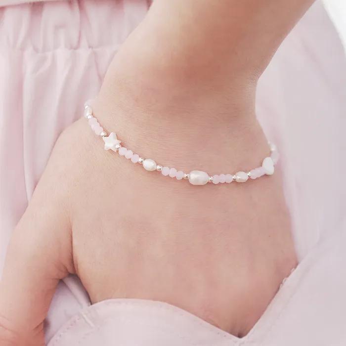 [Worn by NCT Wish Riku and N.MIX Haewon] Aurora Heart Star Bracelet