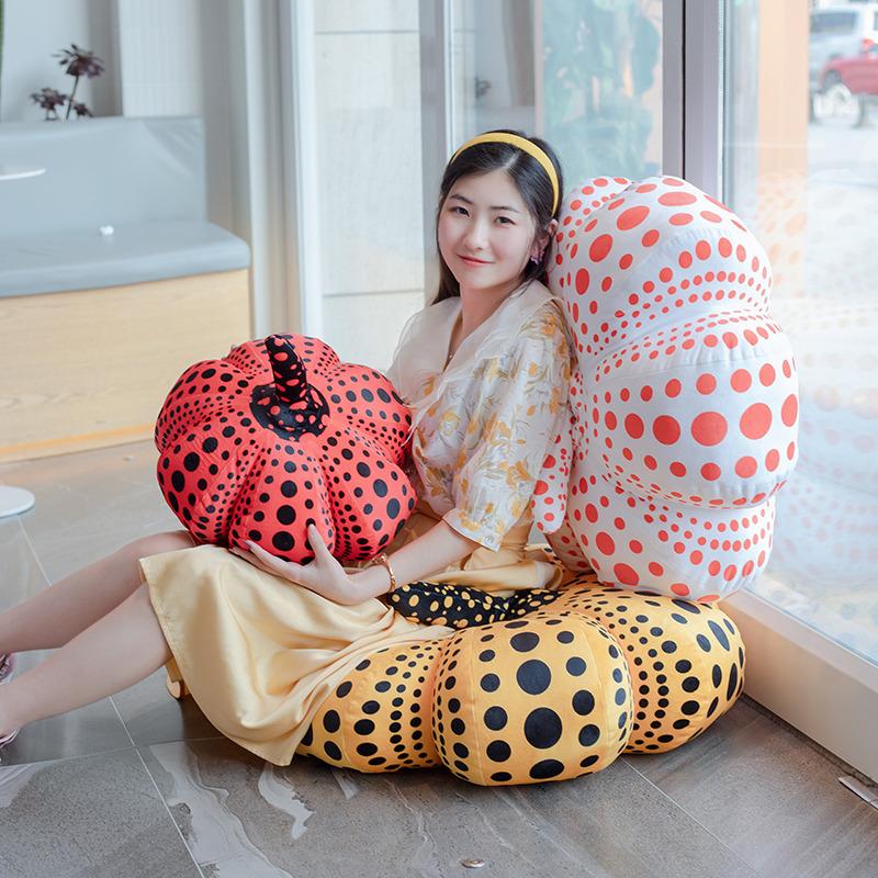 Giocattolo Zucca a Pois Yayoi Kusama Stessa Zucca Cuscino Decorazione di Halloween Bambola Bambino Bambini Giocattoli Arredo Casa Divano Cuscino