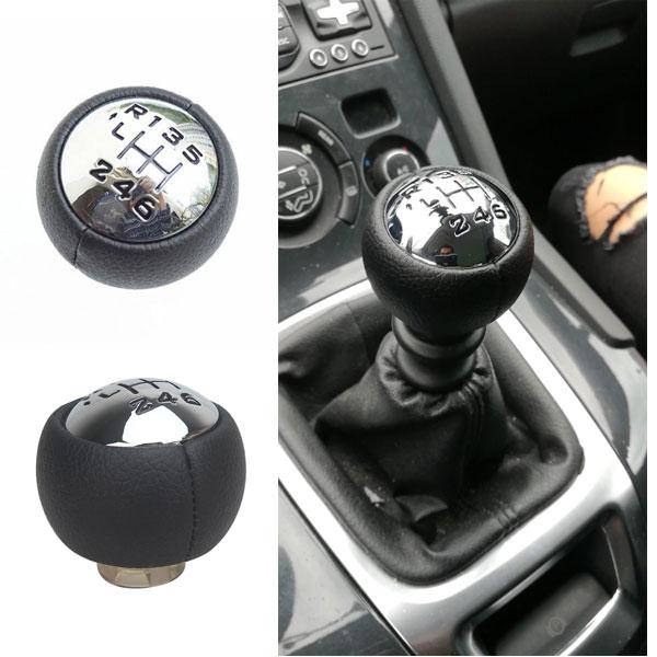 5 Speed Manual Gear Shift Knob For PEUGEOT 106 206 206CC 207 307 308 408 607 608 CITROEN C2 C3 C4 C5 XSARA Sega Triumph