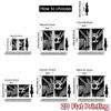 2D FLAT PRINTING 2pcs Curtains (Without Rod) Halloween Bat Illustration Holiday Easter Printed Curtains Versatile Polyester