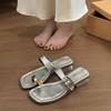 Women's French retro high-quality non-slip wear-resistant sandals new comfortable multifunctional anti-odor slippers