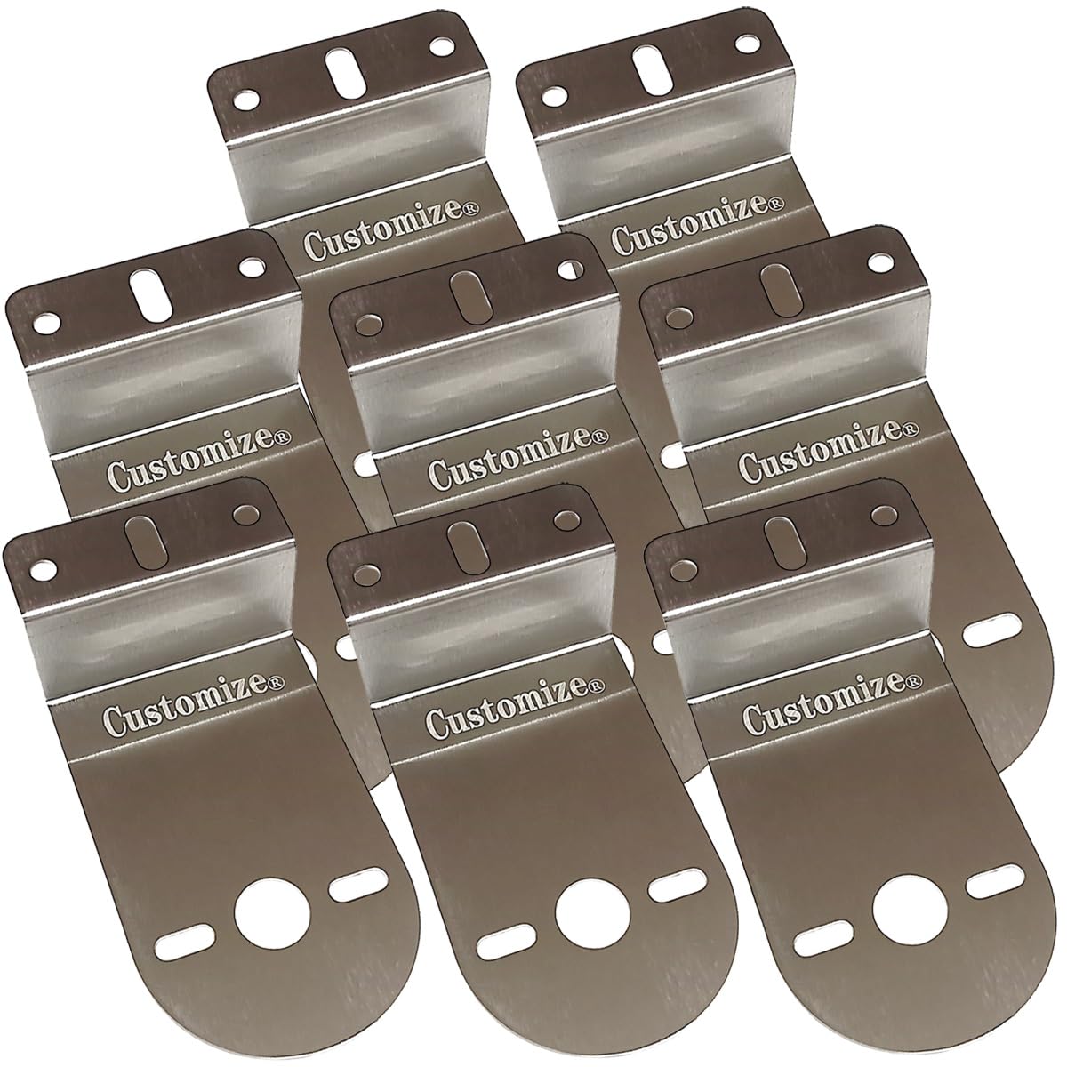 

Кронштейн для габаритного фонаря, Принадлежности для трека, Кронштейн габаритного фонаря, Z-образный кронштейн, Глубина 1,6 дюйма (40 мм), красный